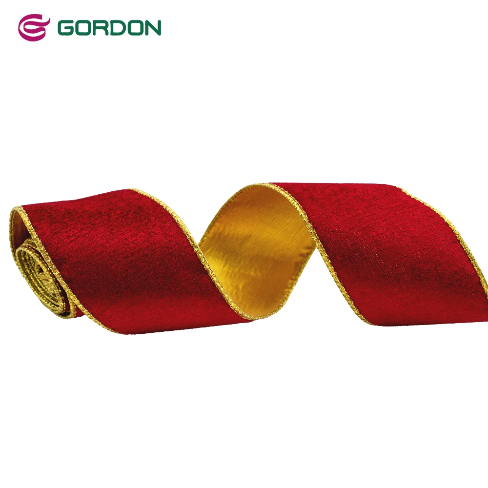 Gordon Ribbons Luxury Double Layers Sheer Ribbon Shiny Organza Ruban For Gift Decoration Box Wrapping