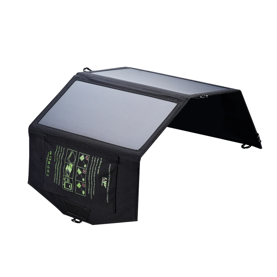 Factory Price Foldable 5V21W Solar Panel for Camping  Portable Foldable Solar Charger for Phone With USB Output Outdoor Use