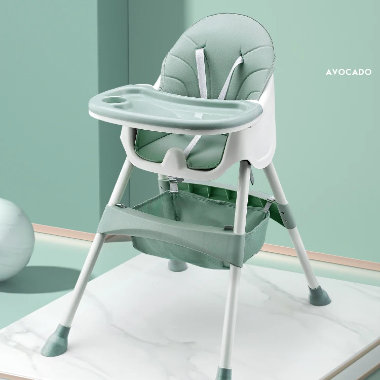 foldable baby eating seater chair, multifunctional baby high chair with wheels/