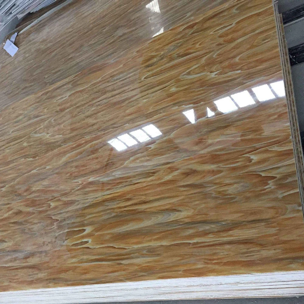 New Home Decoration Material Waterproof SPC Boads Spc Wall Panel Wood Grain , Marble PVC +calcium Powder+ Additive 1220*2440mm