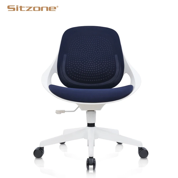Sitzone Upholstery Guest Chair Swivel Chair Low Back Computer Swivel Office Desk Staff Student Task Chair