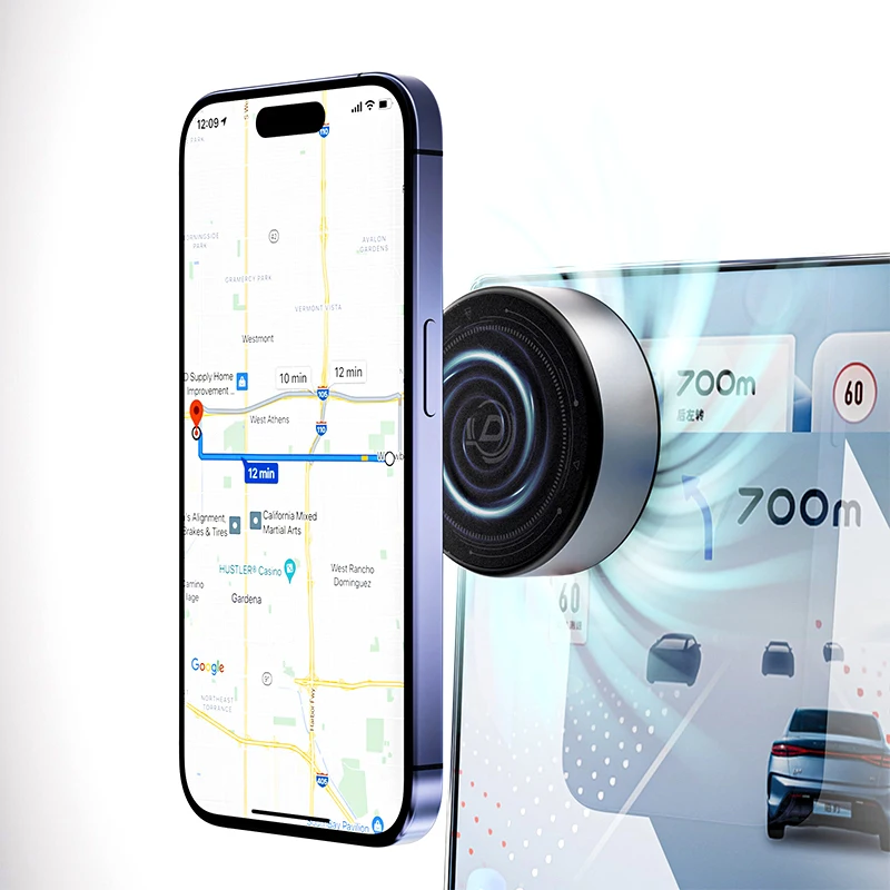DIKA Magnetic Car Suction Cup Holder Mount 360 Rotation Magnetic Car Cell Phone Holder Suction Cup Car Phone Mount