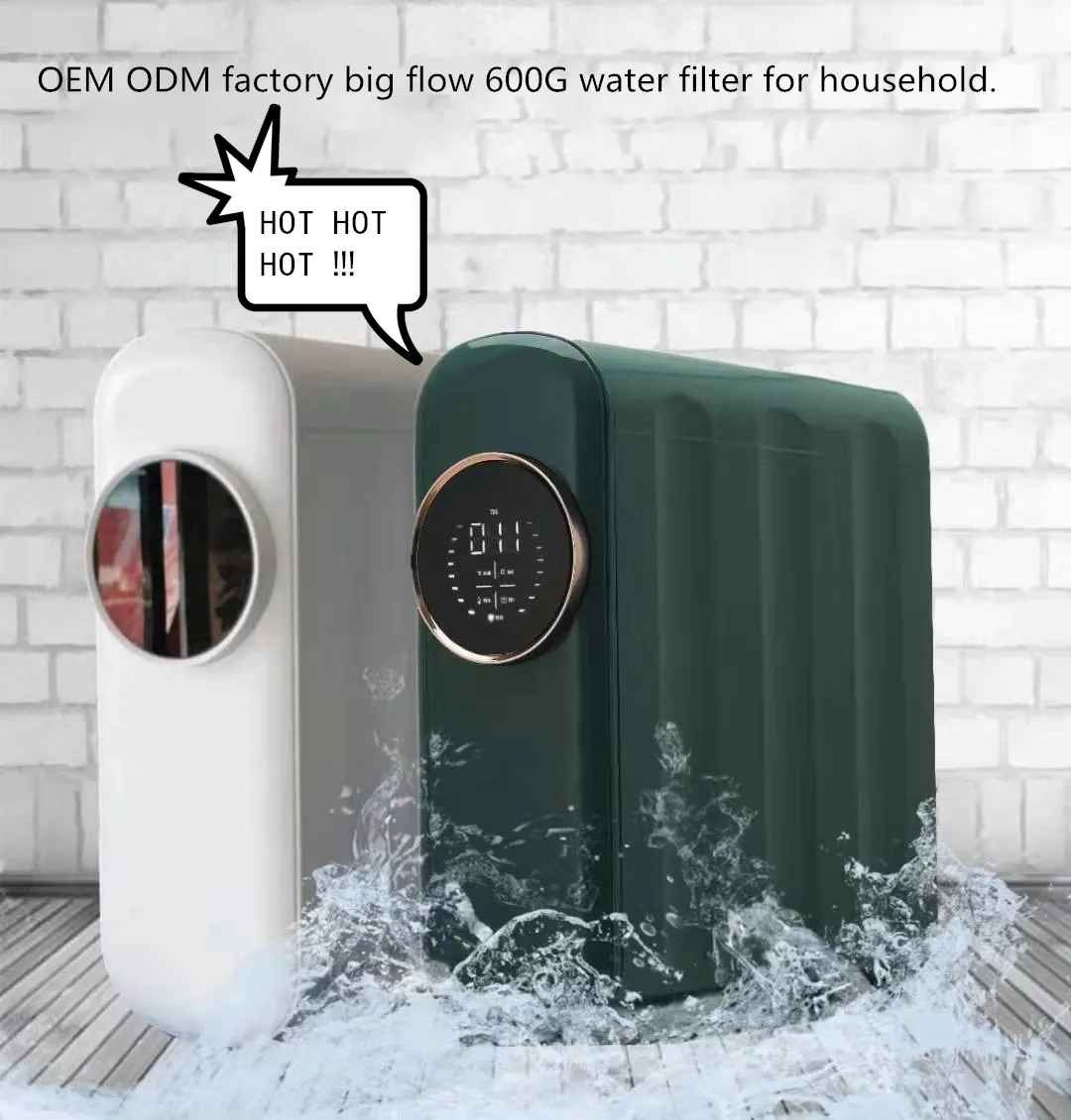 New 5 Stages Countertop Water Filter Machine Installation Free Portable RO Water Purifier For Home