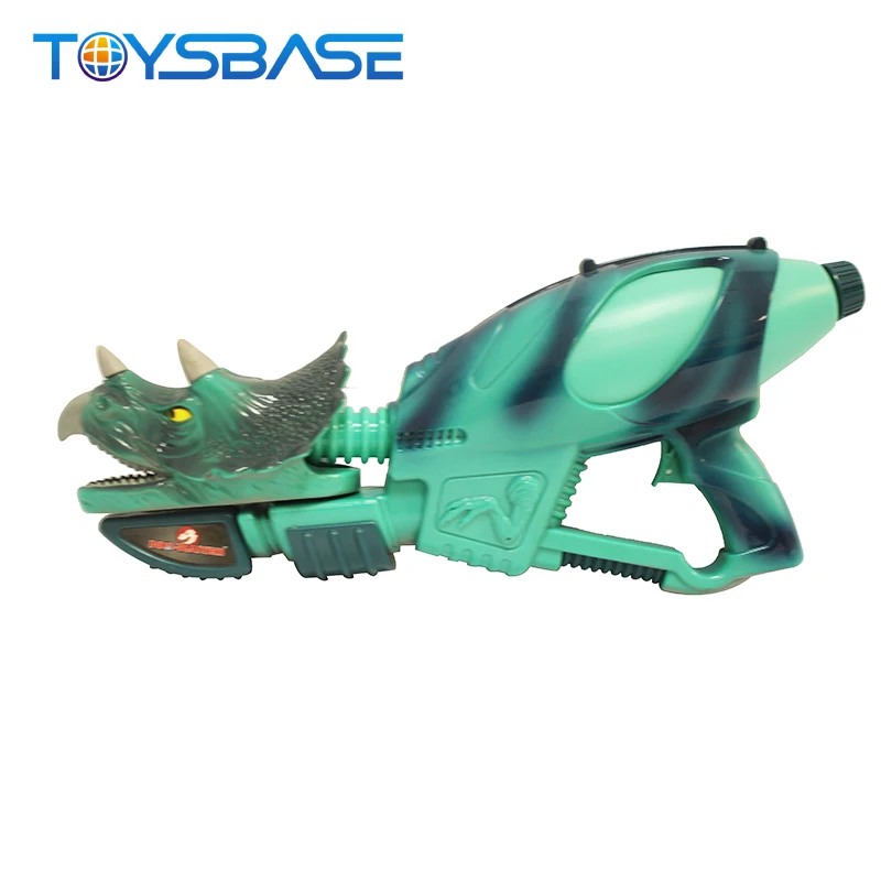 Plastic dinosaur toy squirting water spray gun for sale