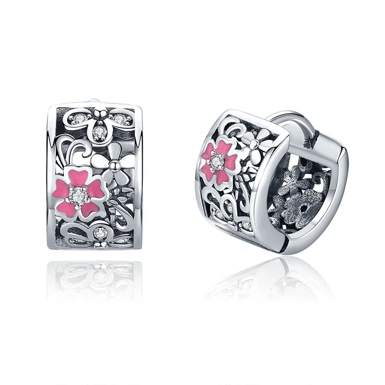 
Dropshipping Newest Huggie Earrings Korean Style 925 Silver ear rings for women 