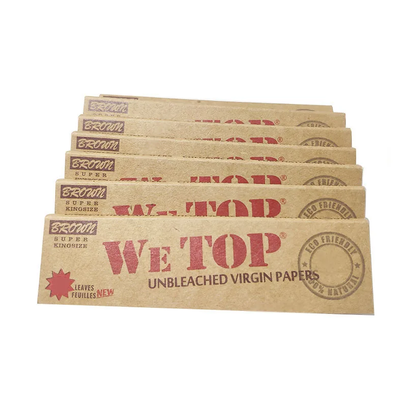 Бумага для курения WETOP, коричневая бумага большого размера XL