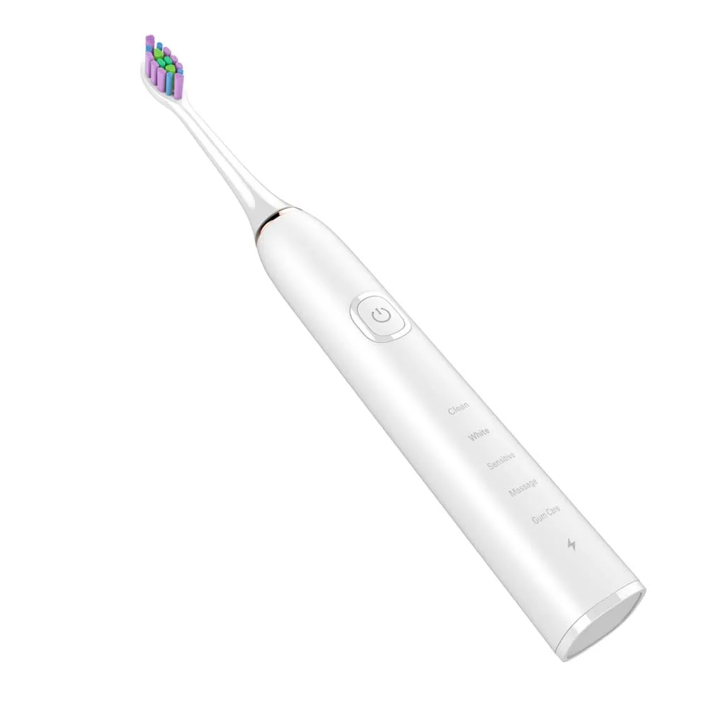 Hot Selling 2min Timer Ipx7 Waterproof Adult Sonic Cleaning Electric Toothbrush