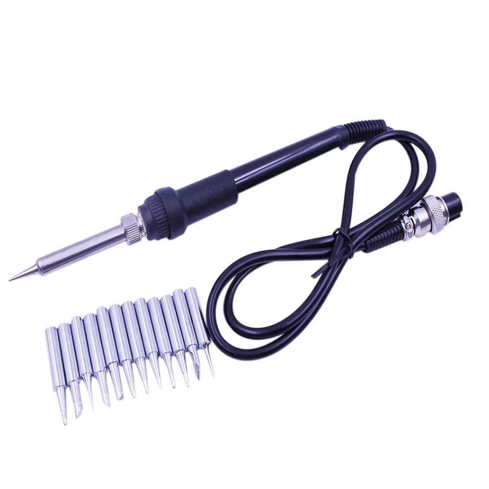 Ручка для паяльника высокого качества паяльной станции HAKKO 907 936 937 + наконечник 10 шт.