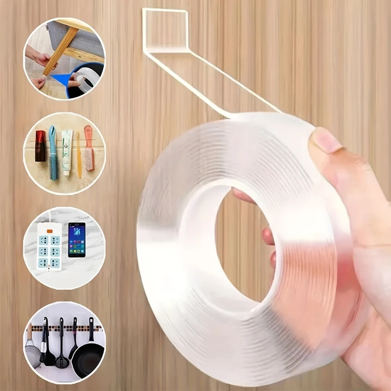 EONBON Nano Tape Reusable Double-Sided Nano Gel Tape Nano Transparent Double Sided Tape