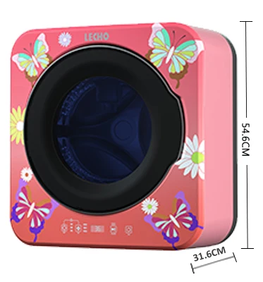 China LECHO factory price convenient mini wall front loading washing machine