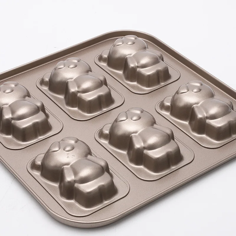 Cartoon Bear Shape Biscuit Oven Non Stick Baking Mold Pan Mould Bakeware Household Kitchen Baking Tools