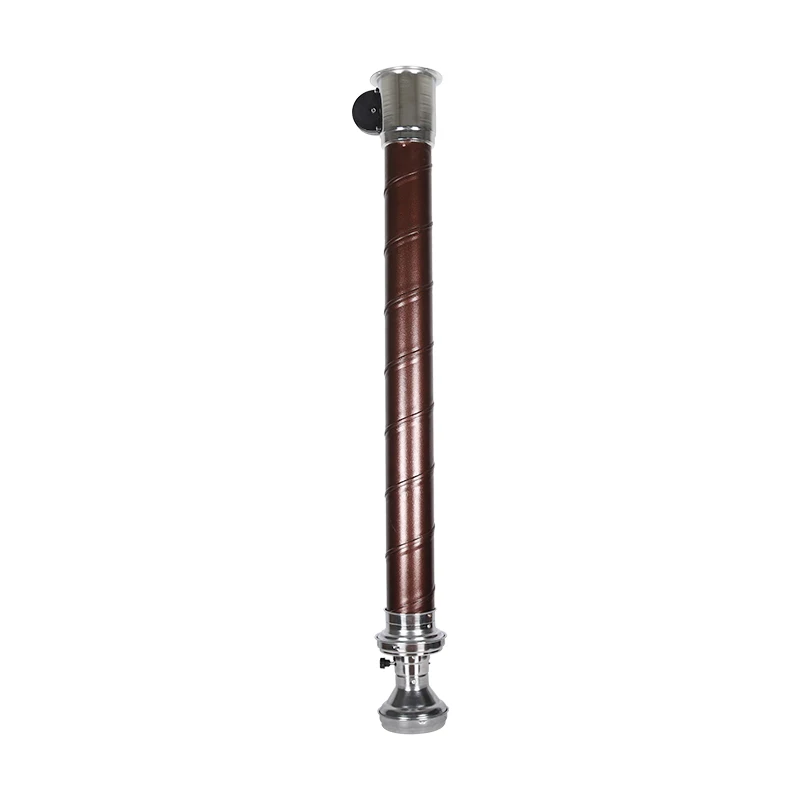 PINNOVO flexible smoke exhaust korean bbq grill extractor electroplating bbq lifting exhaust smoke pipe for restaurant