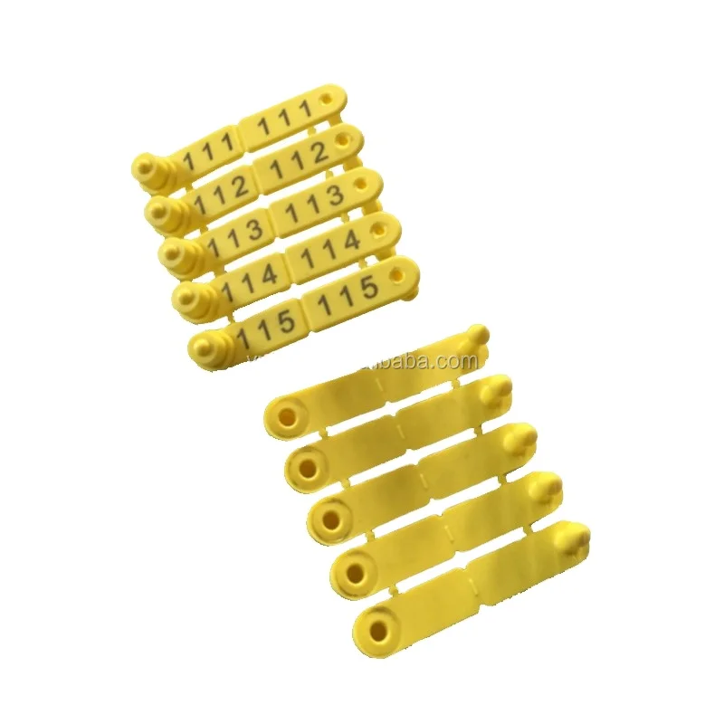 Customizable Animals Ear Tags Durable Livestock Identification Card Plastic TPU Sheep Goat Ear Tag for Sale