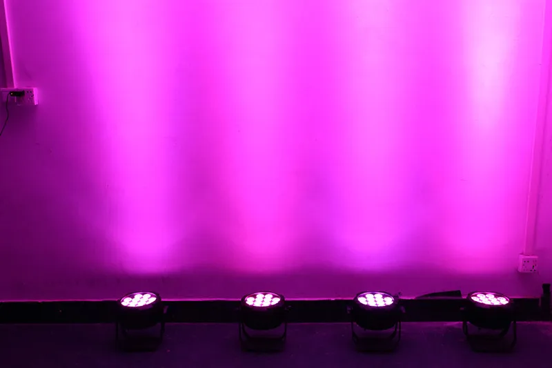 Winlite IP65 waterproof aluminum 18x18w rgbwa-uv led flat par light