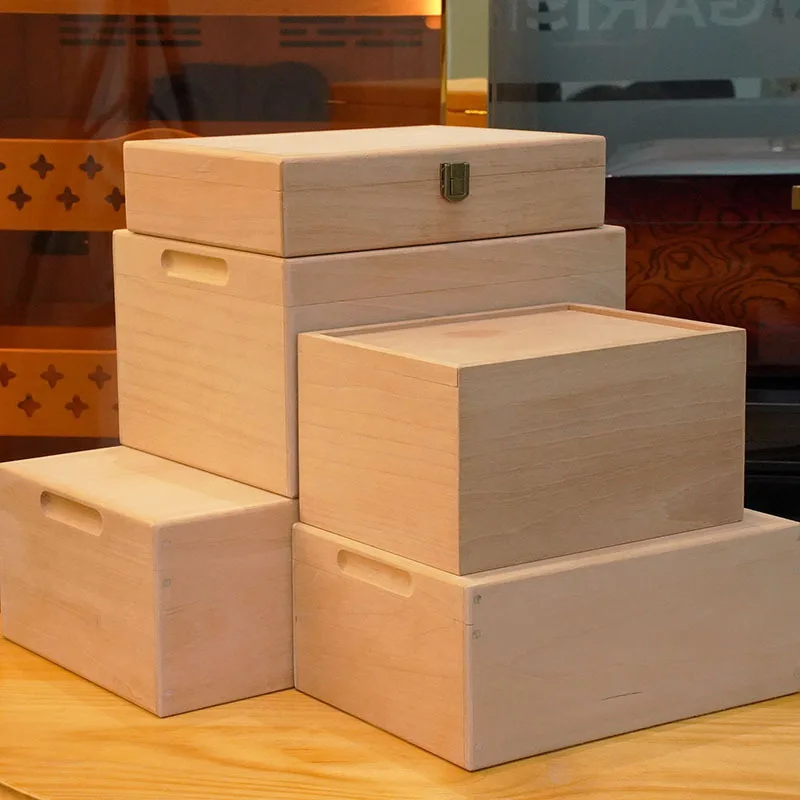 Humidor Accessories Humidor box Spanish cedar wood solid wood mellowing box moisturizing Nightshade