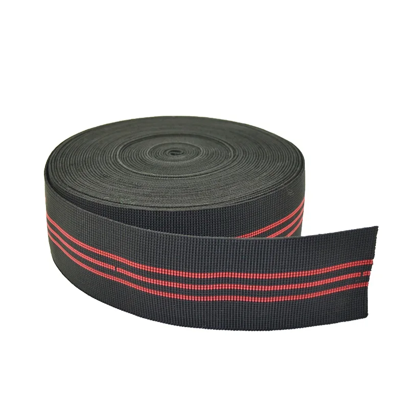 South Korea customized wholesale sofa 5cm stretch ribbon elastic rubber silk ribbon