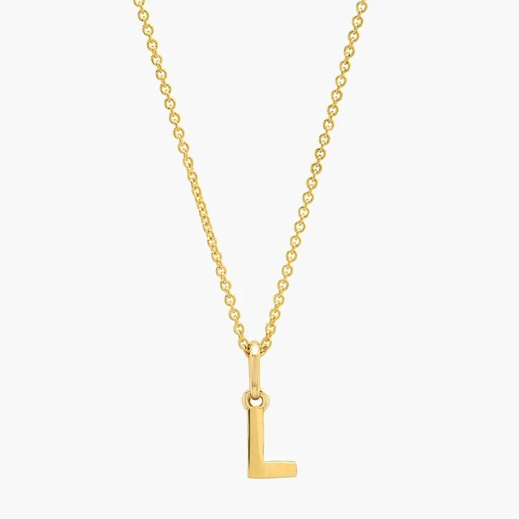 
Necklace Letters Initial Letter Minimalist 18k Gold Minimal Charms Minimalistic Stainless Steel Jewelry 