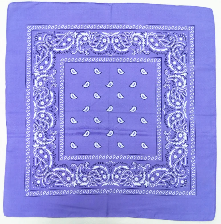 Square Bandana Cheap High Quality Cotton Polyester Headwear Hair Bandana with Custom Logo Printed bandana scarf
