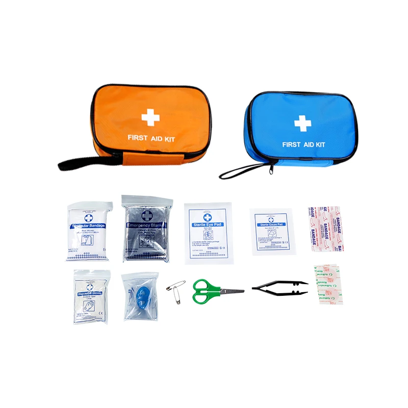 Hot Custom Wholesale Promotion Mini Individual Travel Professional Children Seniors Portable First Aid Kit Set Quick Quotation
