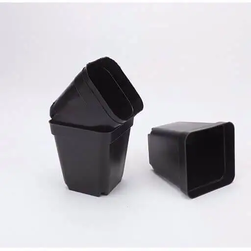 Small Flower pot Gardening Mini Plastic Pots Square Flower Planter Nursery Pots