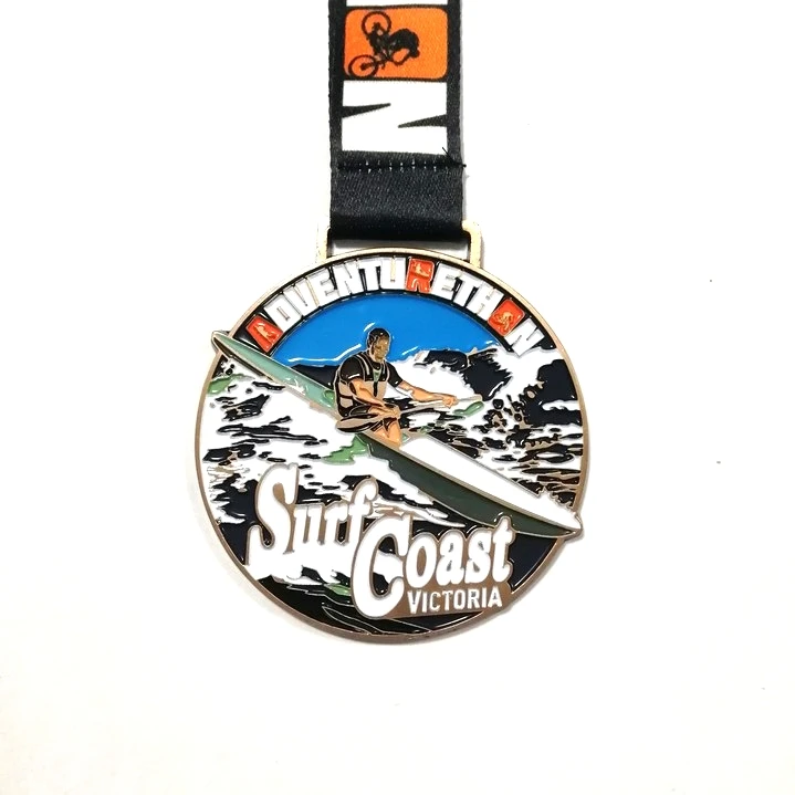 High quality custom zinc alloy sports running awards metal medal