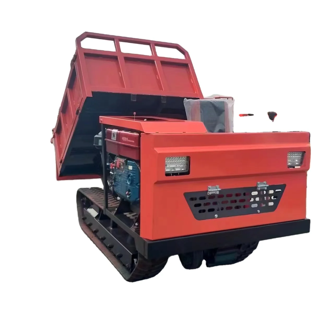 3000kg Load Capacity Small Tracked Transport Vehicle Tracked Dump Truck on Sale