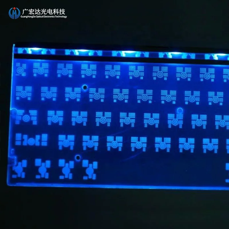 The Keyboard Light Guide Film Module Made Of High-quality PC Materials Can Be Customized For All Kinds Of Luminous Keyboards