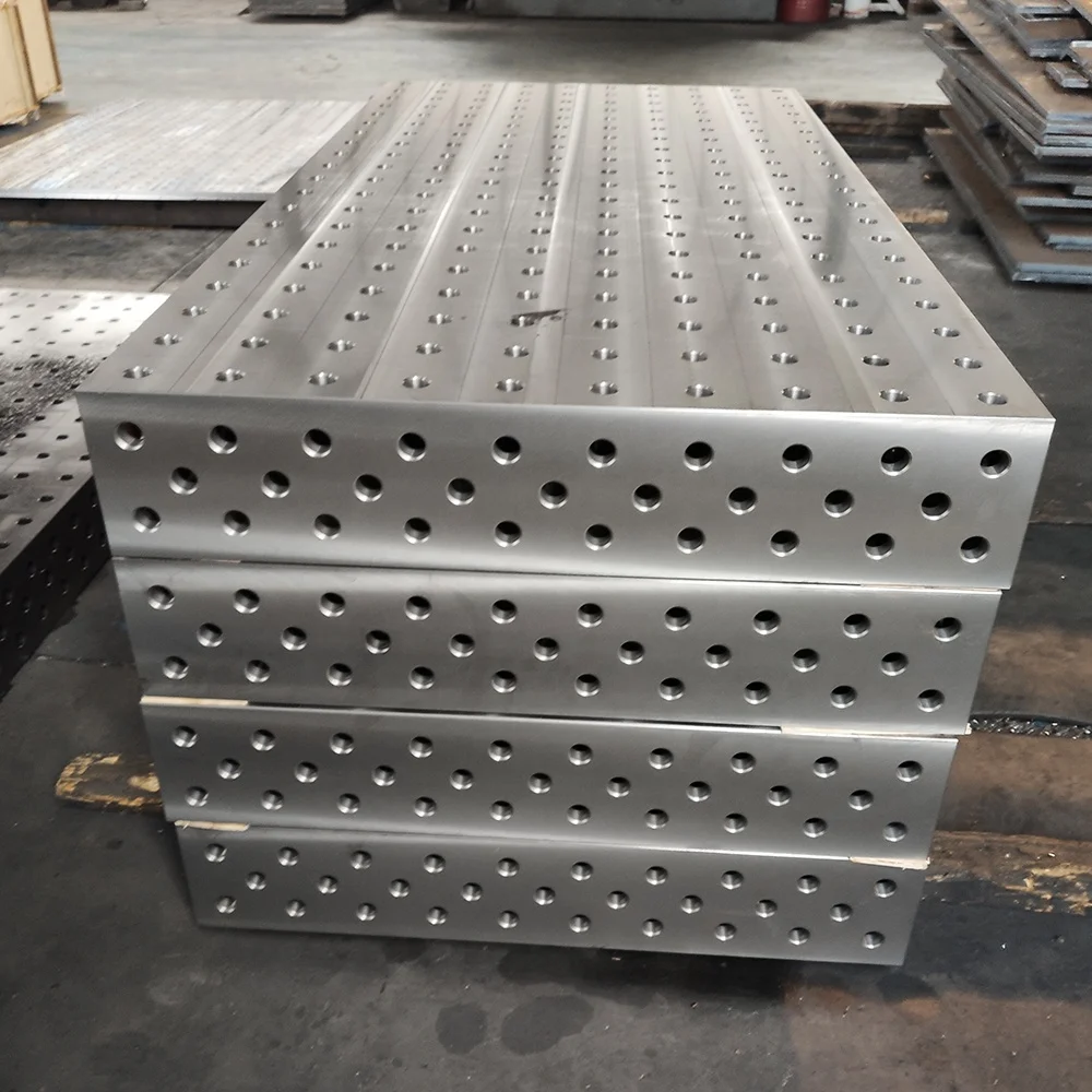 China cast steel/Q345 welding work platform 3D welding table D28 series & D16 with jigs set