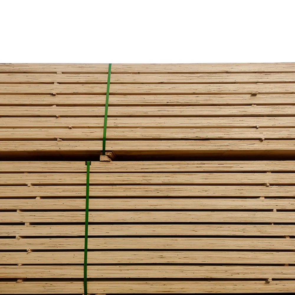 LVL Lumber for Roof Construction Wooden Birch Poplar LVL Timber Veneer Board Beam Pine