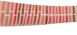 21 Colors Cruelty Free Waterproof custom logo white Lipliner Pencil set Vegan Brown Lip Liner pencil Private Label