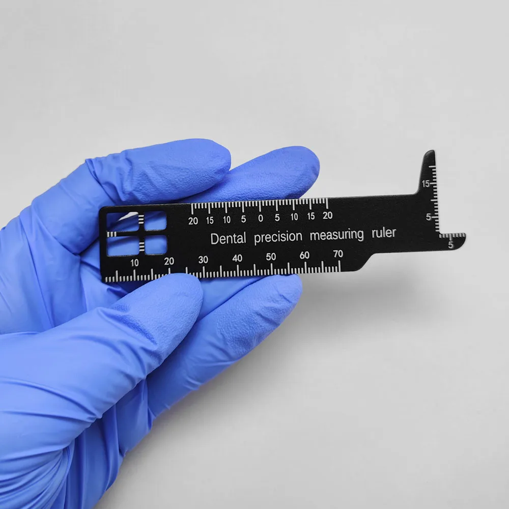 Dental Precision Measuring Ruler Dental Measuring Gauge Multi-angle Measuring Ruler