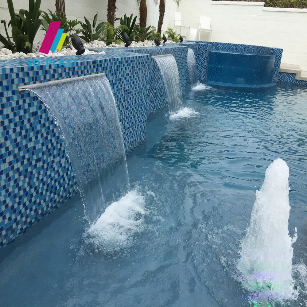 Customized 100mm 200mm 300mm Thick Large clear Acrylic Swimming Pool Adult