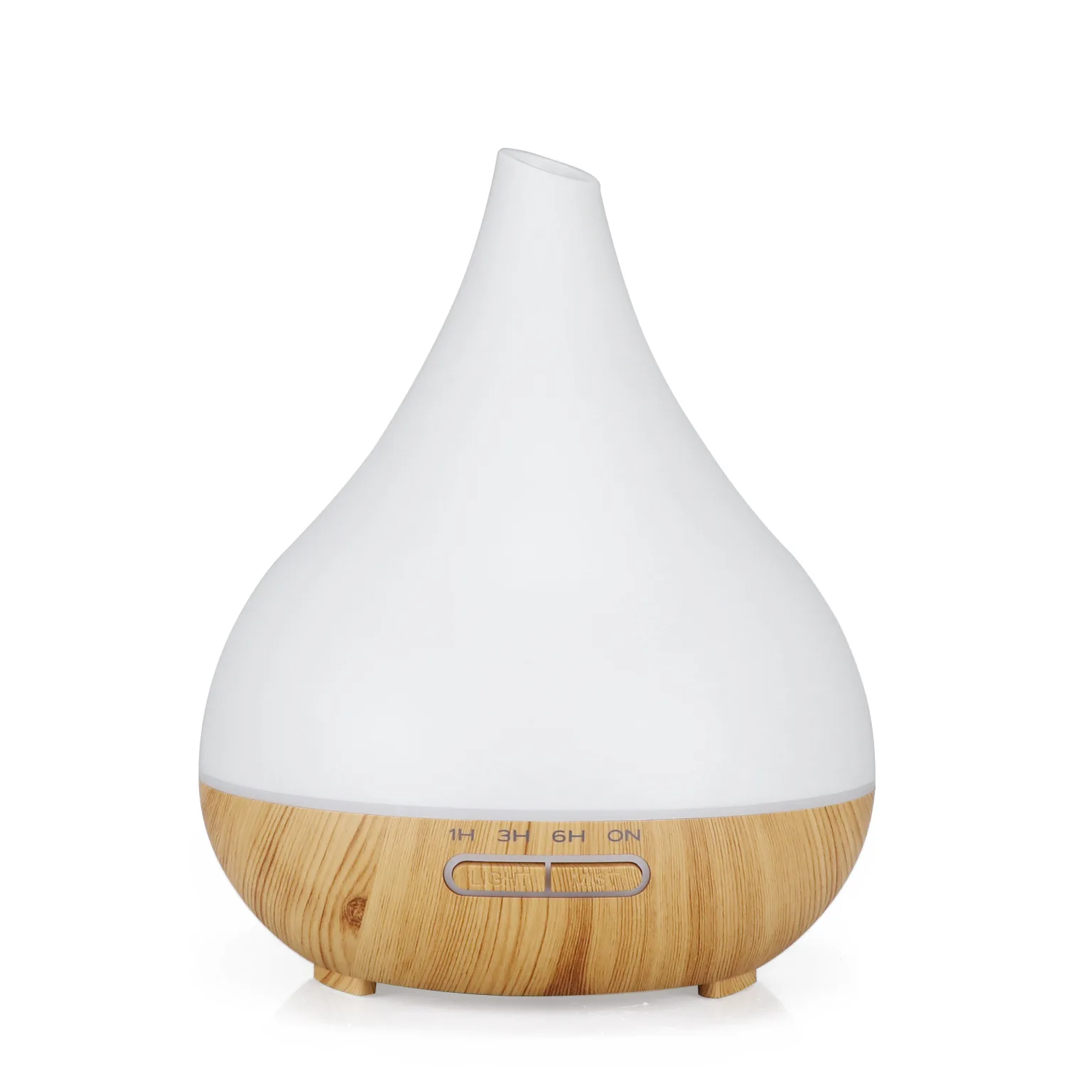 2021 400ml White Wood Aromatherapy Ultrasonic Oil Diffuser Spa Room Atomizer Aroma Diffusers