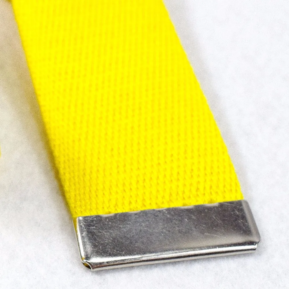 Хлопковый ремень на заказ Холщовый плетеный унисекс для отдыха с металлической пряжкой