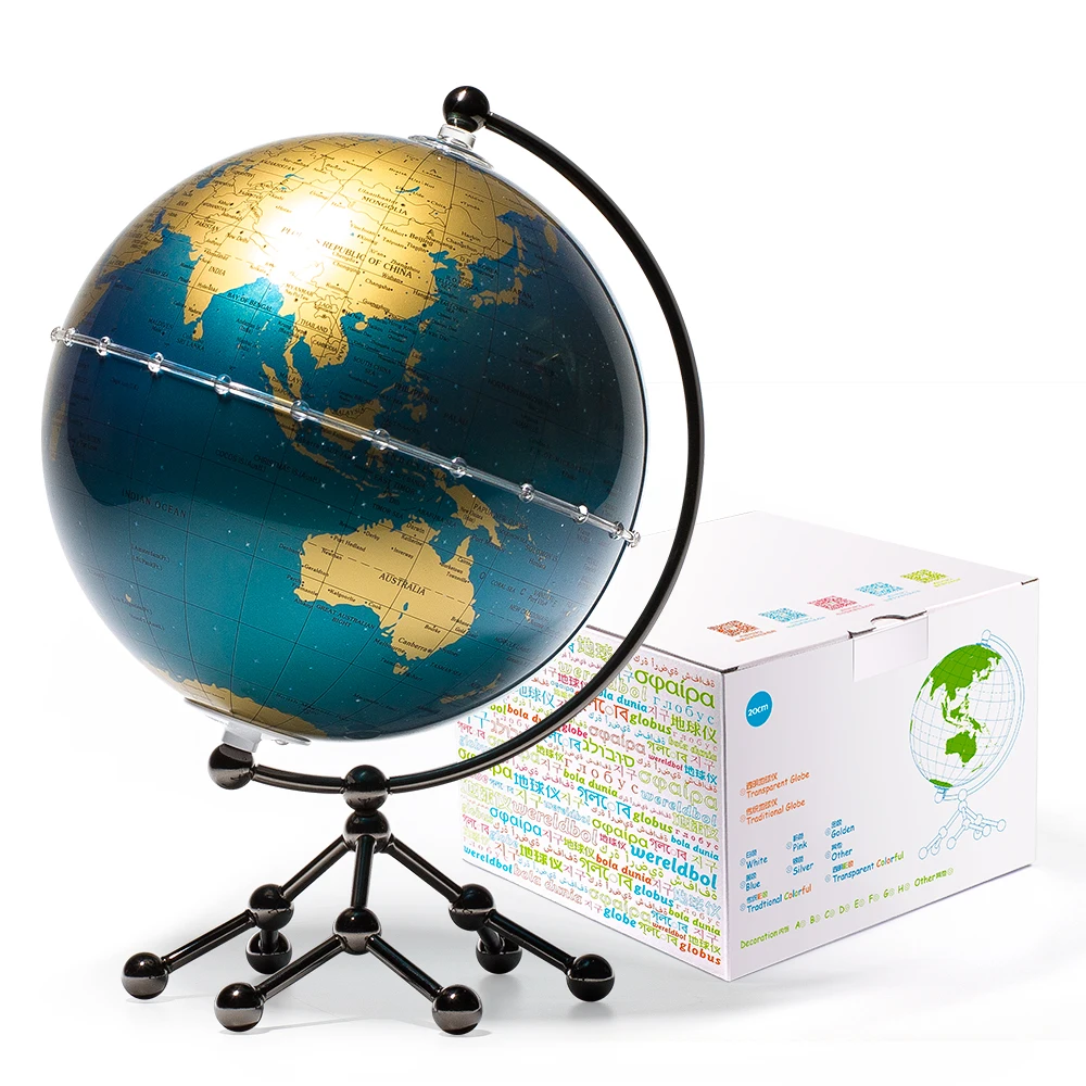 Wellfun Custom LED Night Light In The Dark Light World Globe Gift Items Household Novelty Gifts Globe Earth Globe Decor Supplier