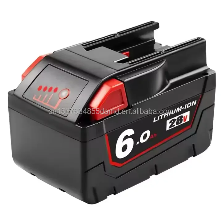 RHY New Arrival Lithium ion Batteries 28V 6000mAh for Milwaukees 28V Battery 4Ah 5Ah M28s Milwaukees Battery 48-11-2830