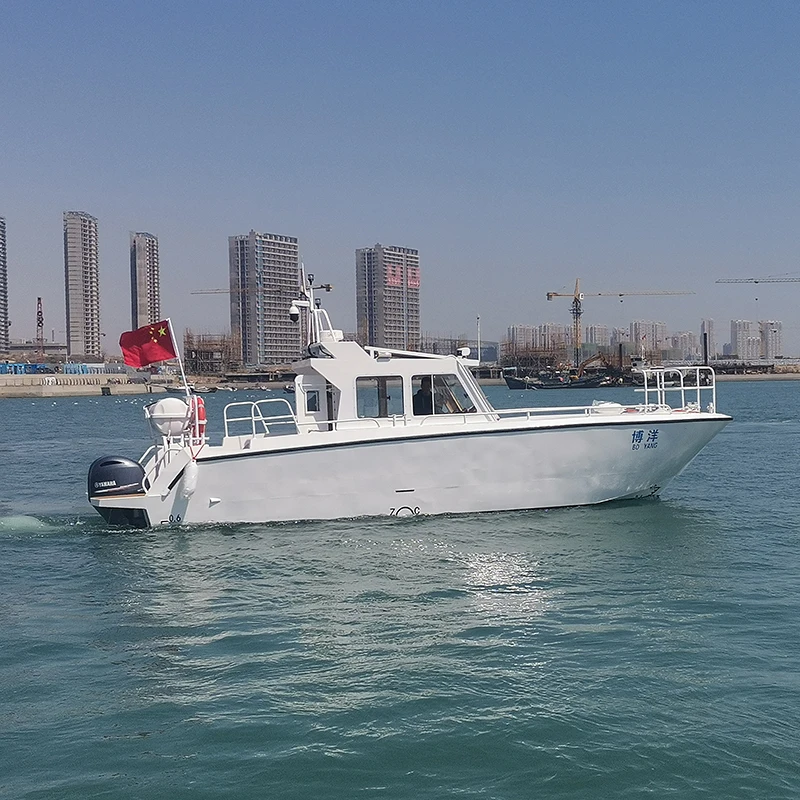 Popular 11 meters aluminum alloy boat with cabin and radar