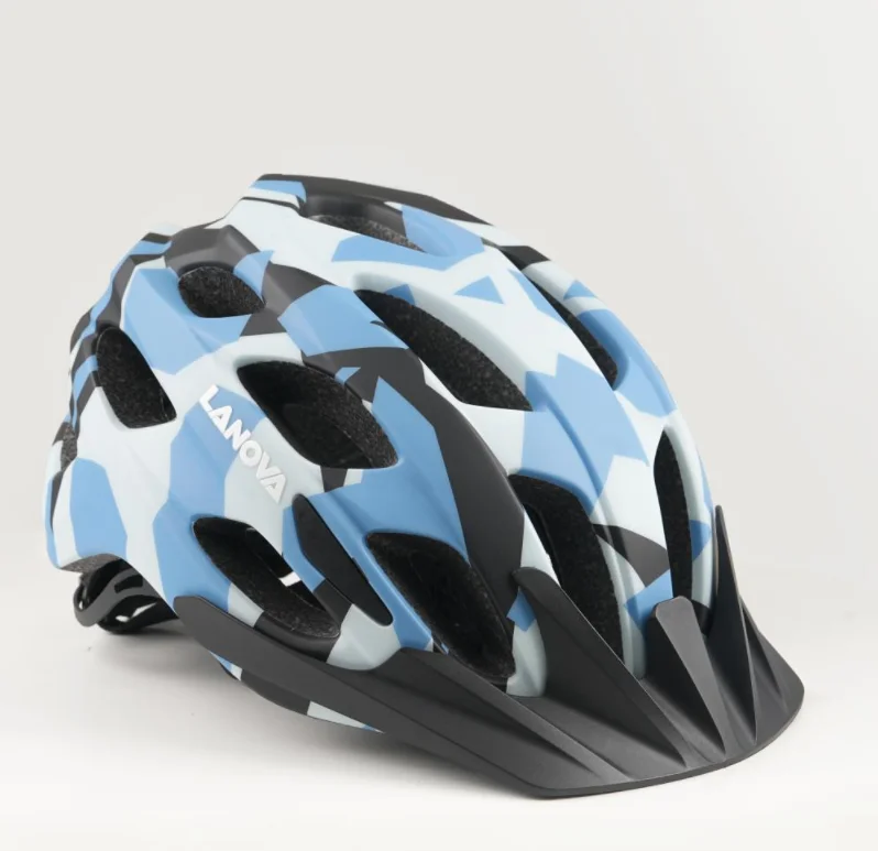 LANOVA cycling Urban Road Helmet Carbon fiber bicycle downhill breathable off road bike helmet MTB breathable biking helmet