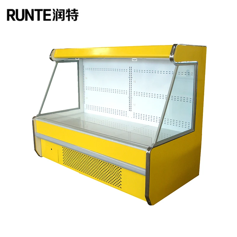 Refrigerator Show Vegetable Fruit Chiller Supermarket