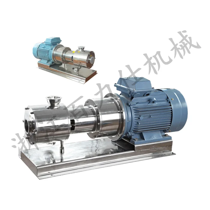 high shear shearing high speed dissolving emulsifying 3000RPM homogenizing mixer online tahini making machine