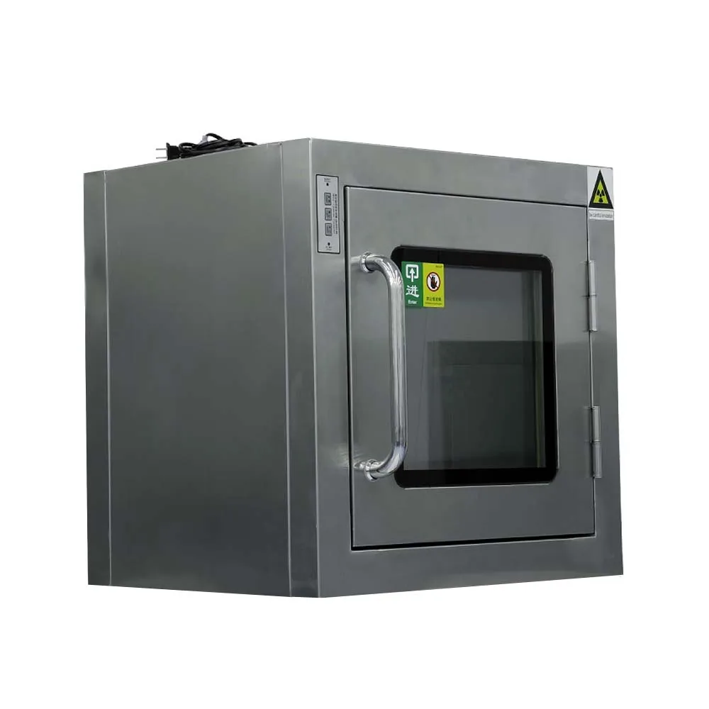 Clean Room Dynamic Pass Box Stainless Steel Static Electrical Interlocking Transmission Box