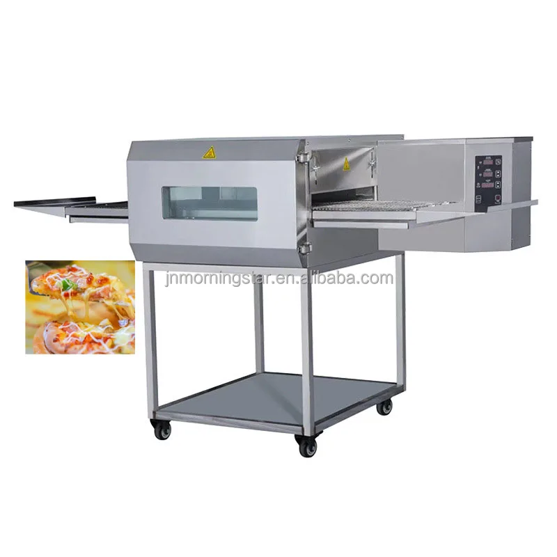 Continuous Conveyor Pizza Chicken Thighs  Cutlet Bread Oven Hot Air Circulation Oven Countertop Multifunctional Toaster Oven