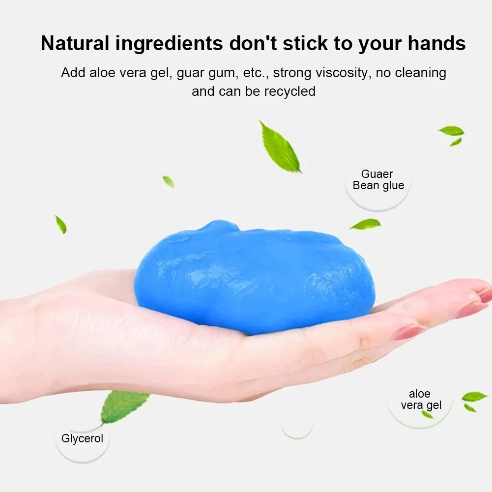 160g Super Dust Cleaner Clay Car Interior Cleaning Gel Dust Remover Cleaning Slime Detailing Putty Keyboard Air Vent Computer