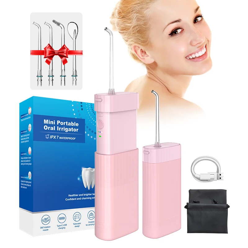 Беспроводная мини портативный стоматологической помощи воды палочки зубов для удаления пятен Оральный ирригатор для полости рта воды ирригатор с сумкой в комплекте