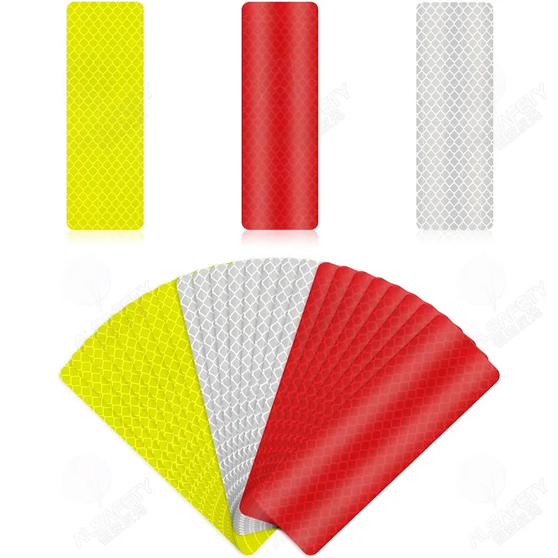 Customized High Visibility Reflective Sticker Decal Safety Stickers, Reflective Decals for bicycles, helmets, vehicles