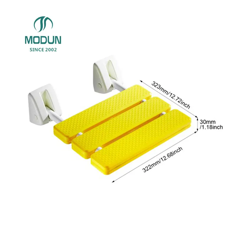 wall shoe changing stool, anti-slip fitting room bar chair, folding nylon shower seat