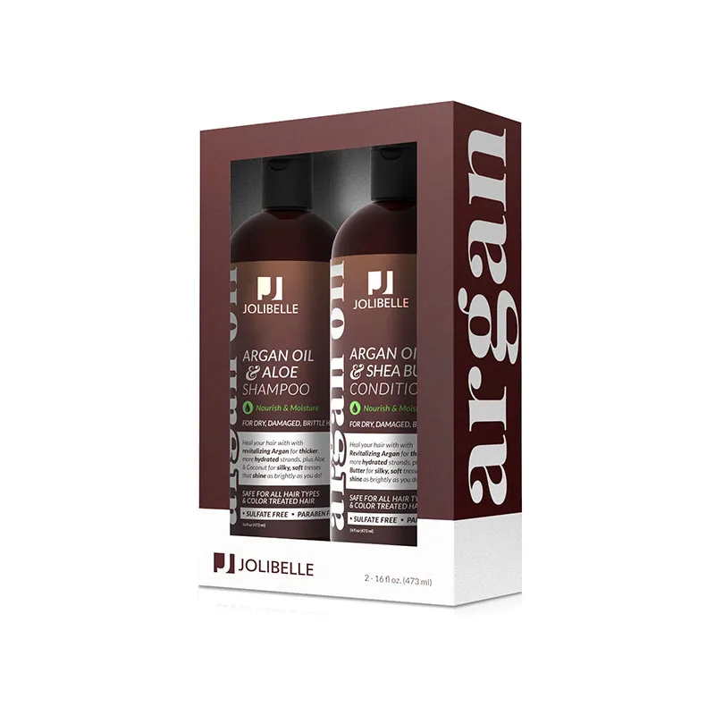 Private Label Curly Nautral Hair Sulfate Free For Dry Hair Organic Shea Butter Moisture Argan Oil Shampoo And Conditioner