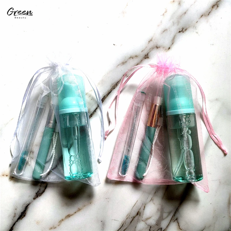 OEM Custom Logo Private Label Eyelash Cleanser Pump Design For All Skin Types Wholesale Price Eyelash Extension Foam Cleanser