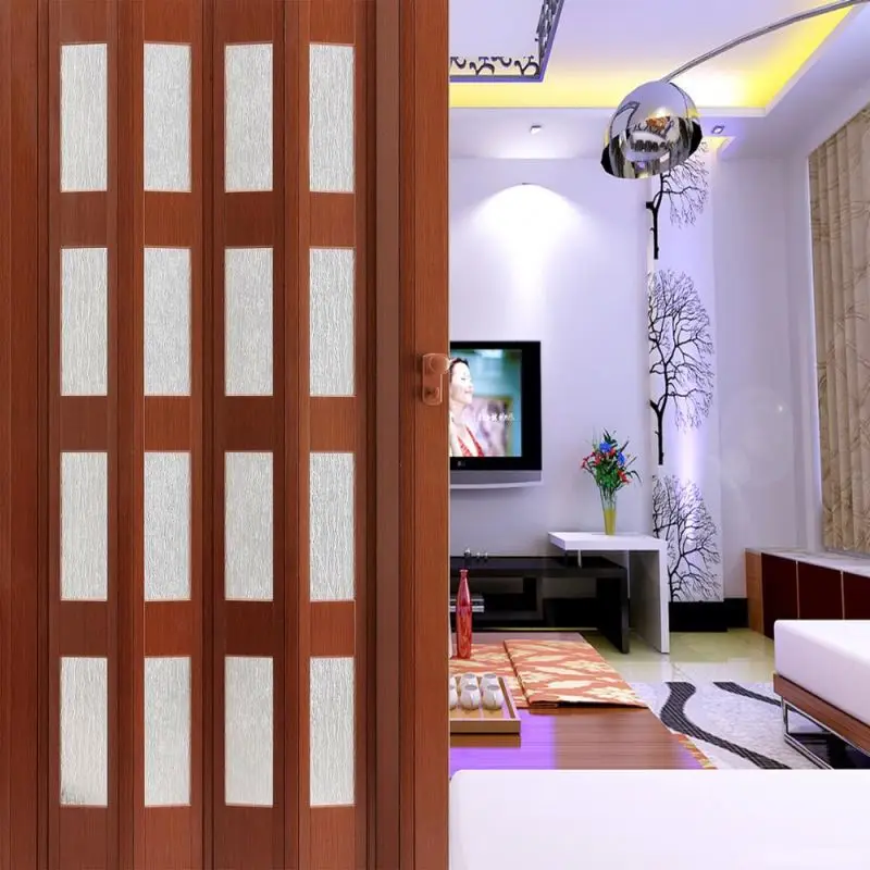 Laminated Slide Three By Folding Cabinet  Windows And Pvc Door For Toilet