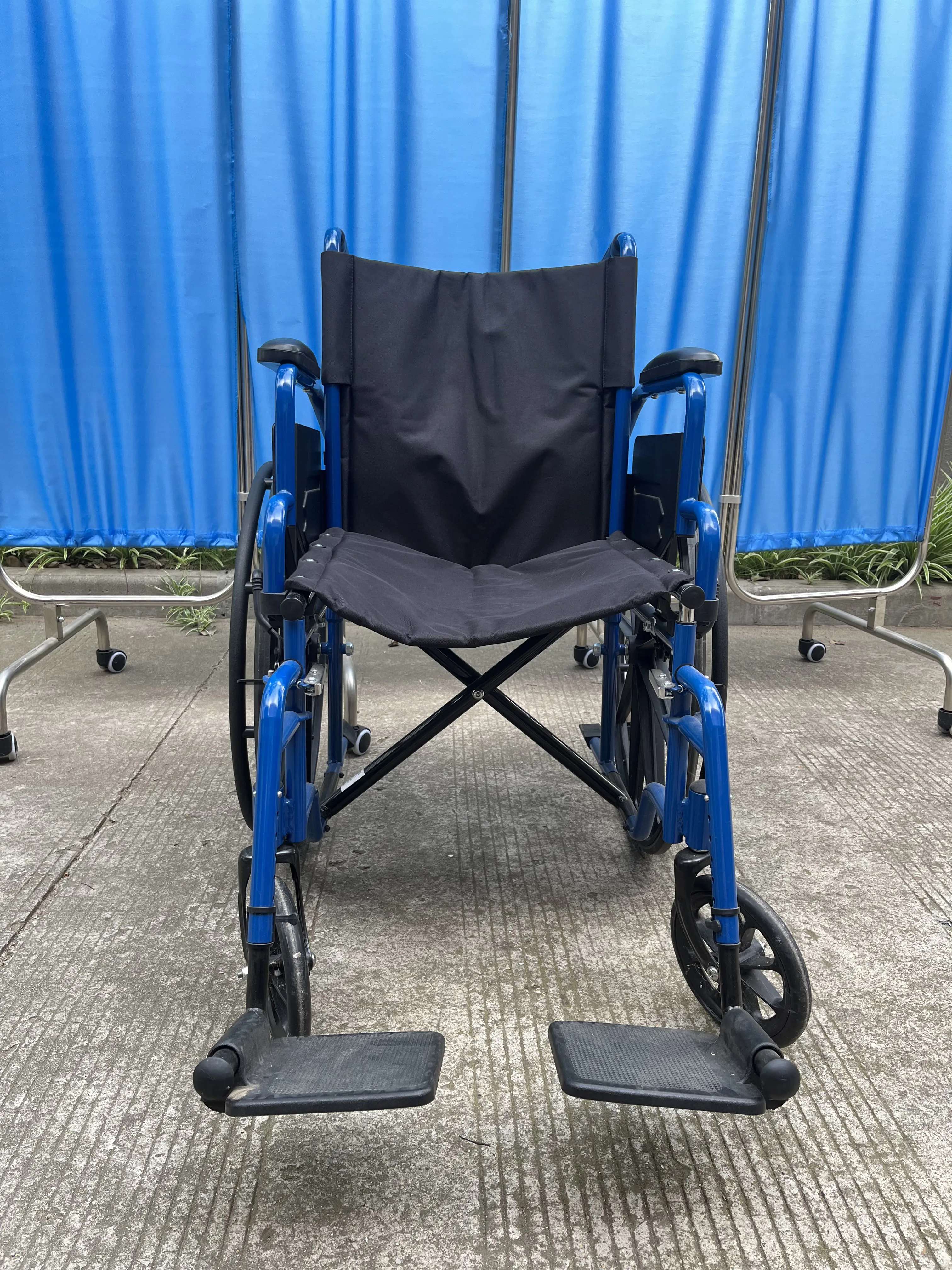 Excellent WC-J2019 Medical Aluminum Alloy Wheelchair Manual Lightweight Wheelchair